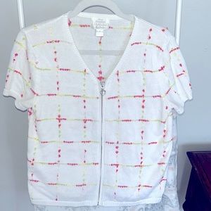 Christopher & Banks Hand Embroidered Blouse